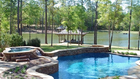 More Decking and Coping Options with Shotcrete Pools